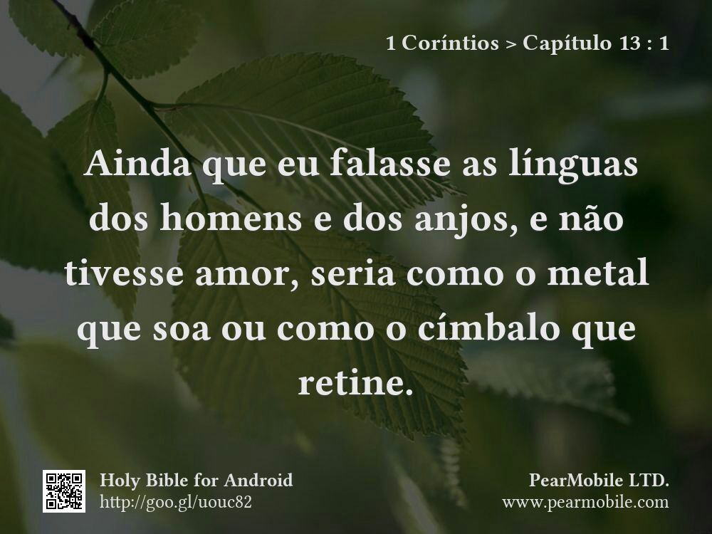1 Coríntios, Capítulo 13:1